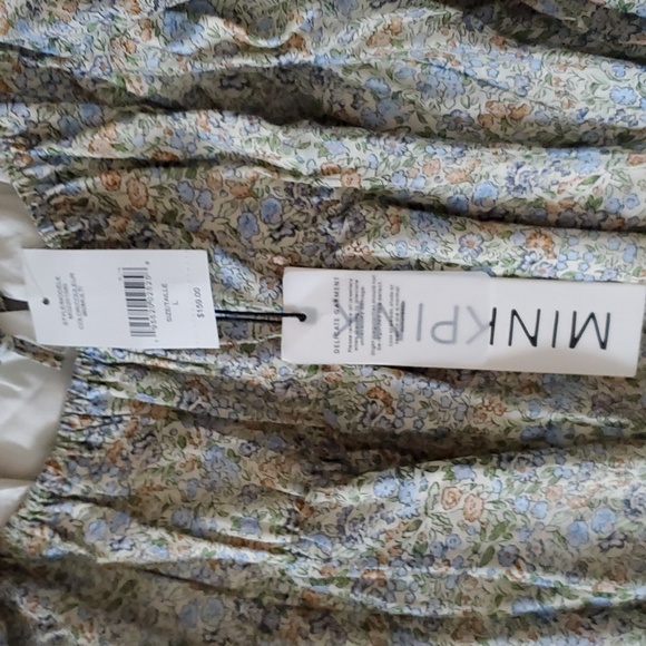 MINKPINK Sabina Floral A-Line Mini Dress size L - Picture 10 of 10